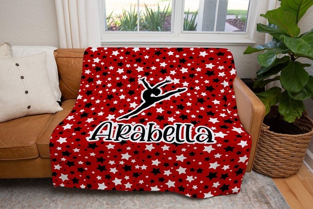 Custom Dance Blanket Personalized Dance Blanket Dance Team Blanket