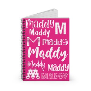 Custom Lined Notebook - Spiral Notebook Lined Journal - Custom Spiral Notebook - Personalized Spiral Notebook - Custom Notebook