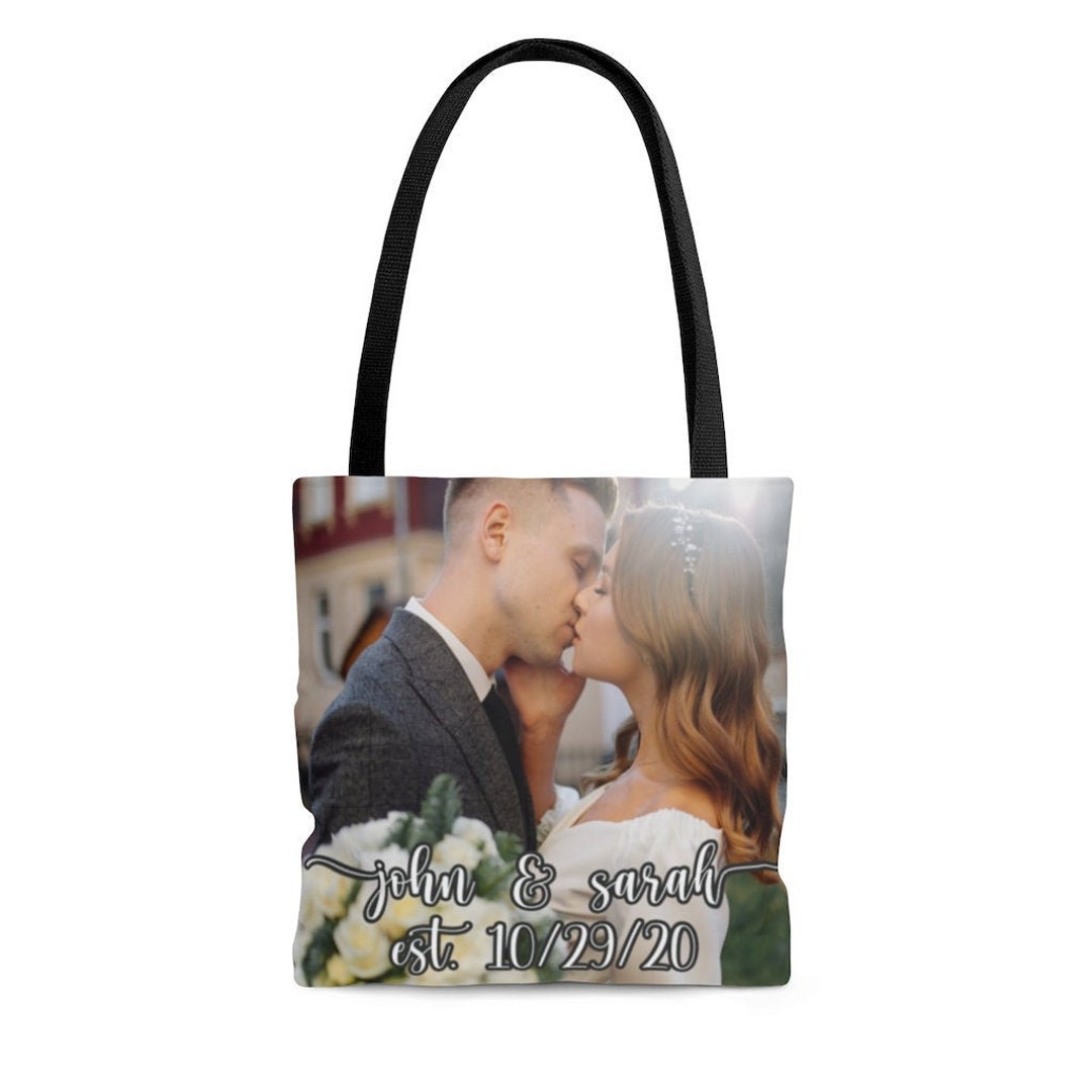 Personalized Wedding Tote Bag - Custom Tote - Personalized Tote Bag ...