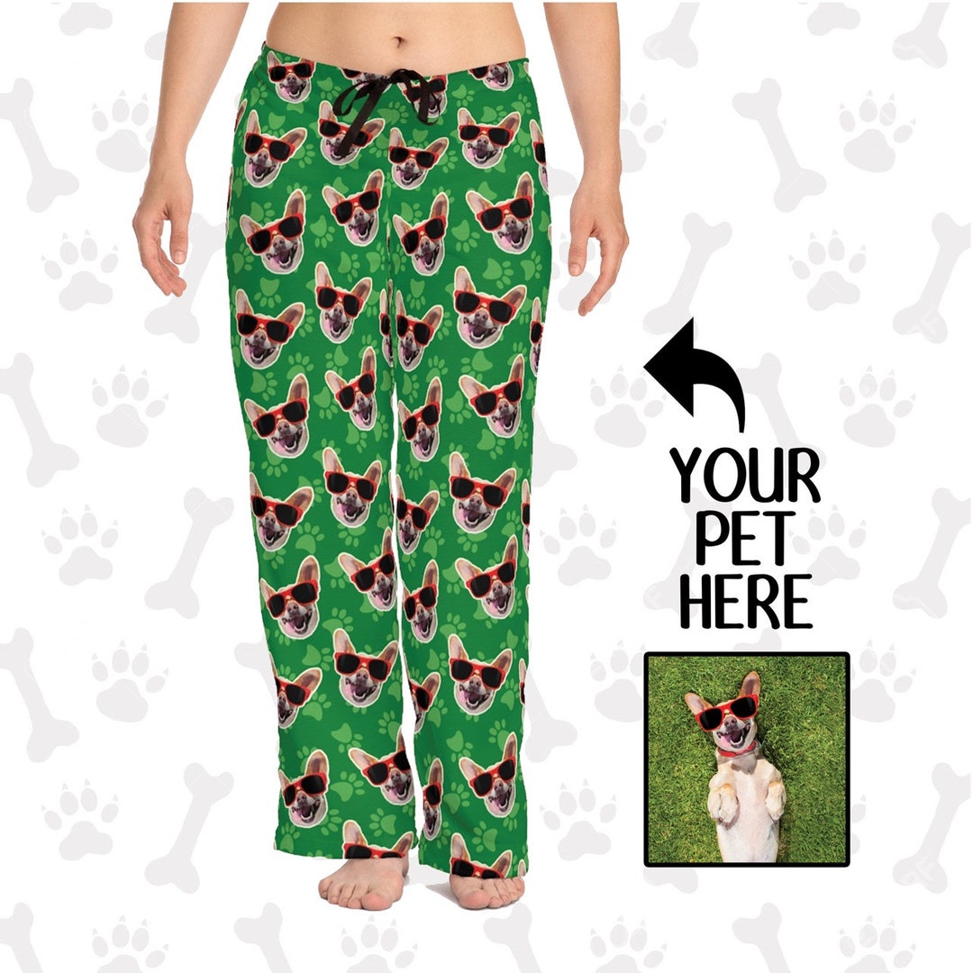 Personalized Dog Photo Pajamas Custom Dog Photo Pajamas Custom Dog Face