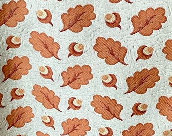 Acorn Woven Matelassé Fabric: Upholstery Material