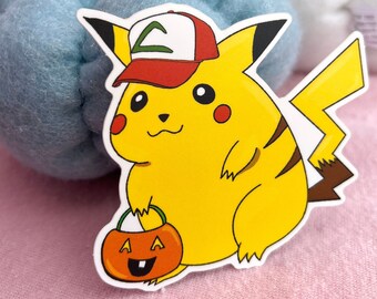 Halloween Pikachu Pokemon Sticker!