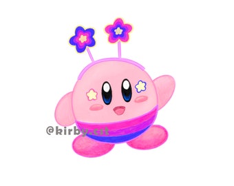 Bisexual Pride Flag Kirby Print!