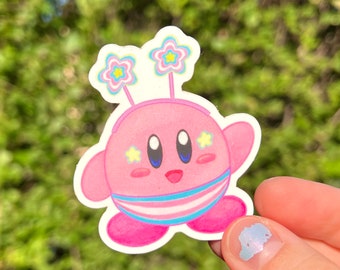 Transgender Pride Flag Kirby Sticker!