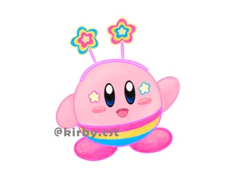 Pansexual Pride Flag Kirby Print!