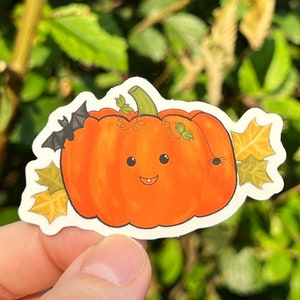 Cute Gourd Pumpkin Halloween Sticker