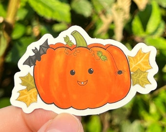 Cute Gourd Pumpkin Halloween Sticker