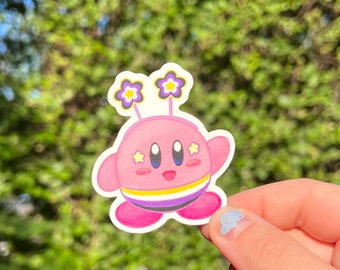 Nonbinary Pride Flag Kirby Sticker!