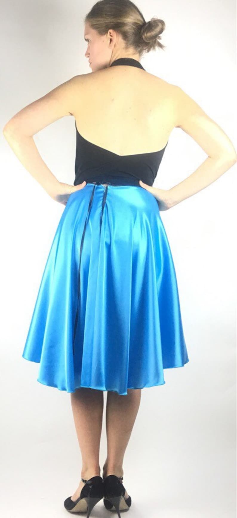 Argentine Tango Skirt Skirt Dancewear Satin Satin Skirt Etsy