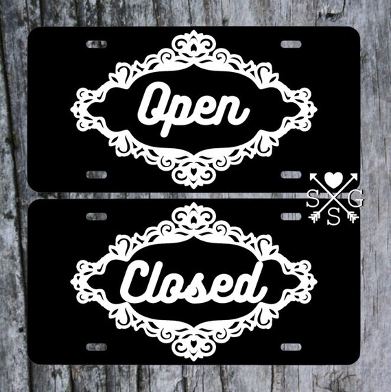 Business Sign Open Sign Closed Sign Hours Sign | Etsy