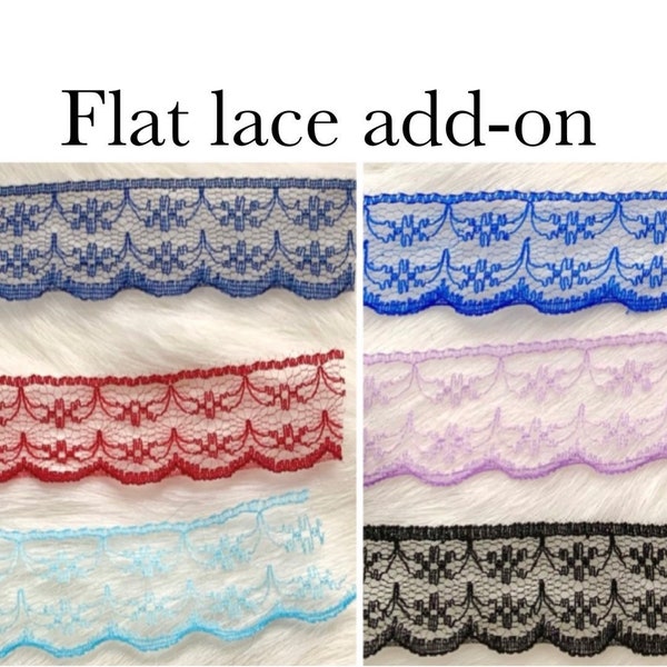 ADD ON Add Flat Lace to Any Collar
