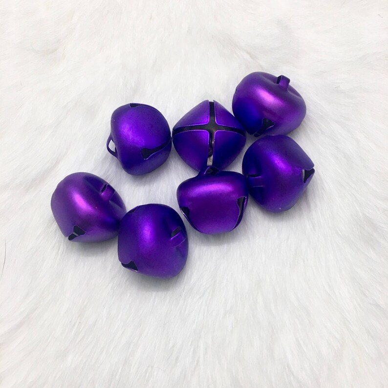 BDSM Collar Add On ADD-ON only Large Purple Bell Halloween