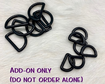 Nickel Allergy? READ DESCRIPTION - D Rings Alternative
