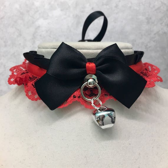 Red and black collar Clearance