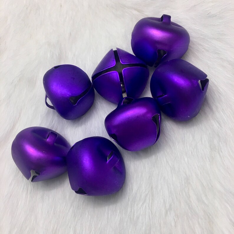 BDSM Collar Add On ADD-ON only Large Purple Bell Halloween