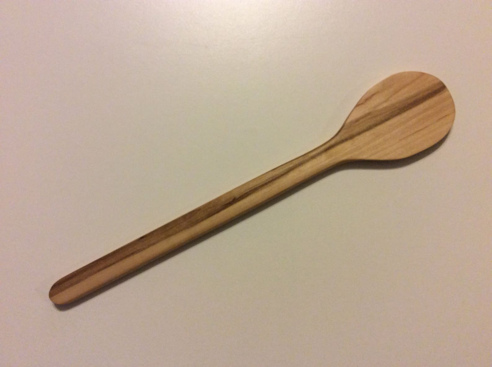 Maple Wooden Flat Spoon Large Etsy