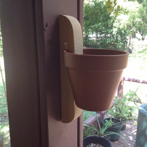 Topflappen, Zedernholz, naturbelassen, gebrauchsfertig, terrakotta