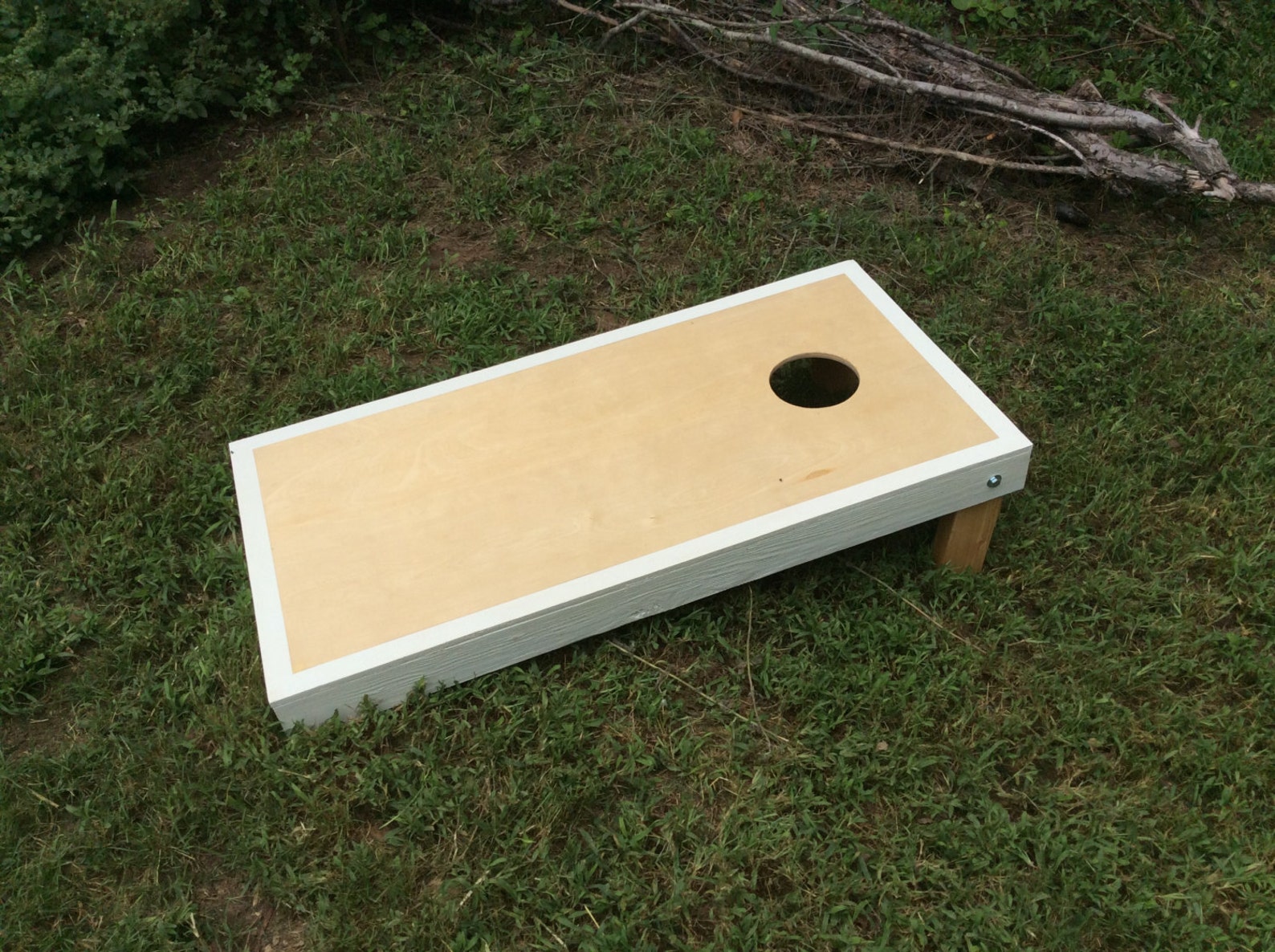 Waterproof Finished Cornhole Board Single Lightweight Edge Etsy