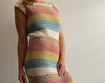 Meshed Up Maxi Dress Crochet Pattern