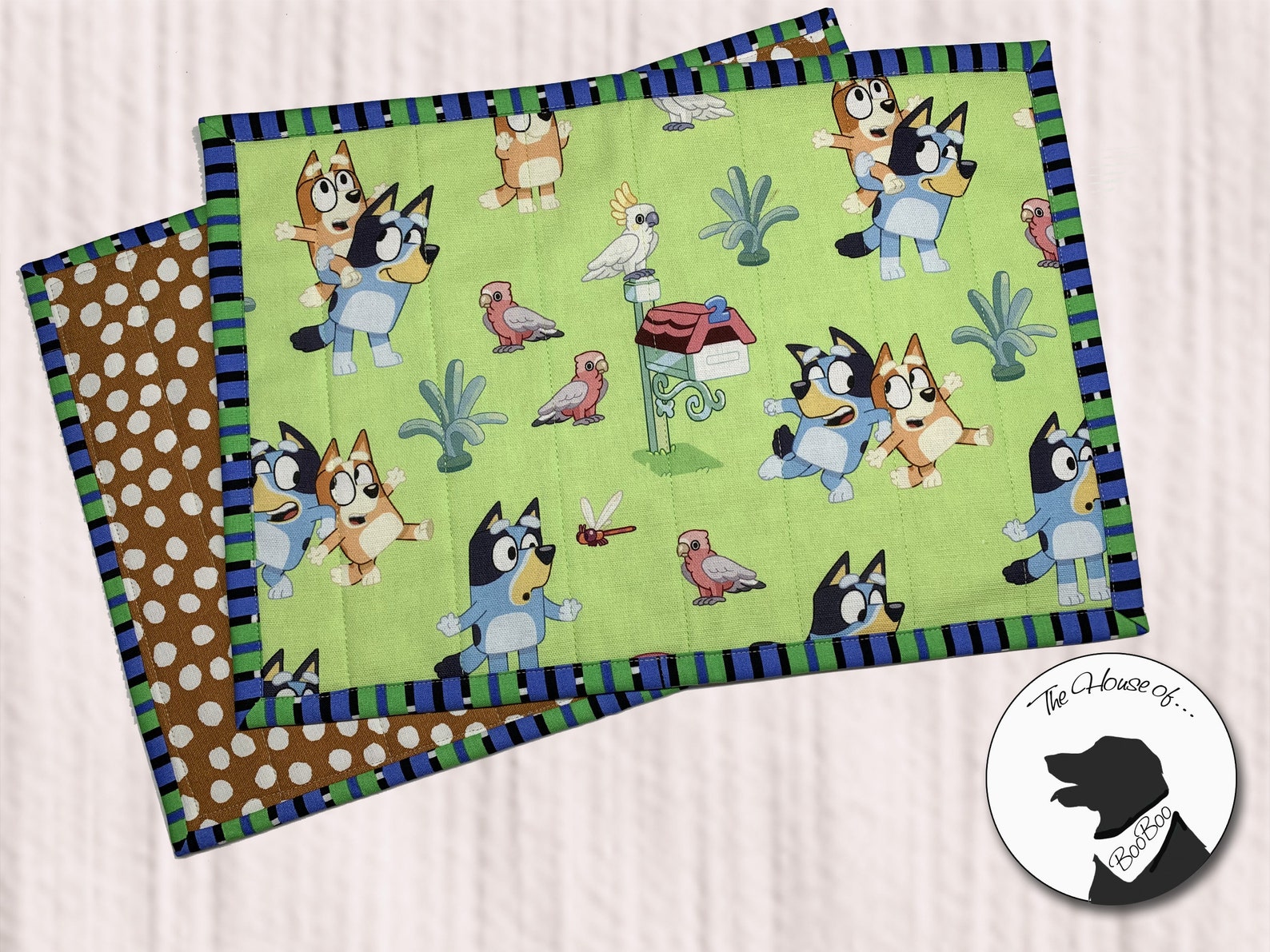 Bluey Placemats Bluey & Bingo Placemats Children's Etsy New Zealand
