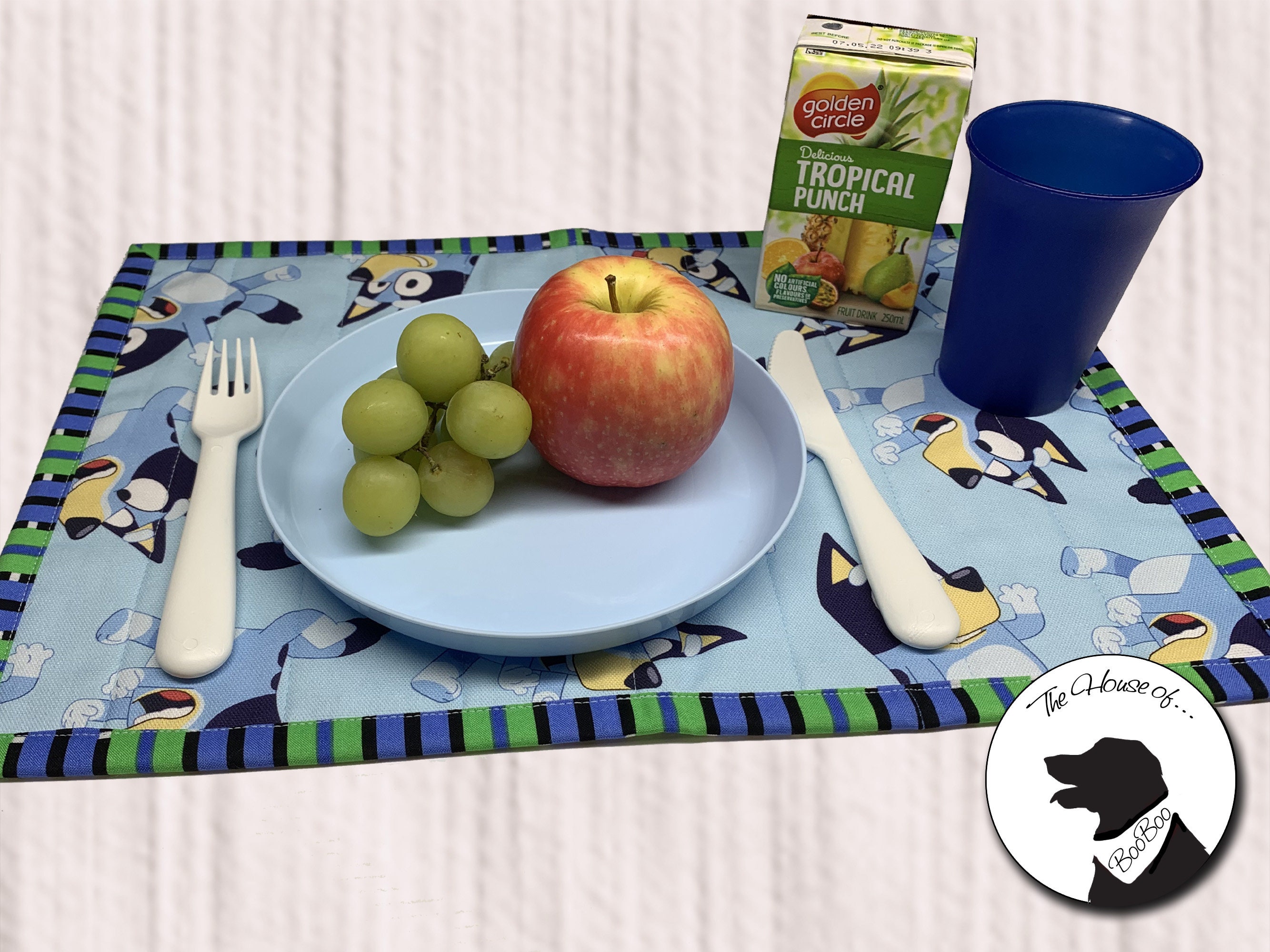 Bluey Placemats Bluey & Bingo Placemats Children's Etsy New Zealand