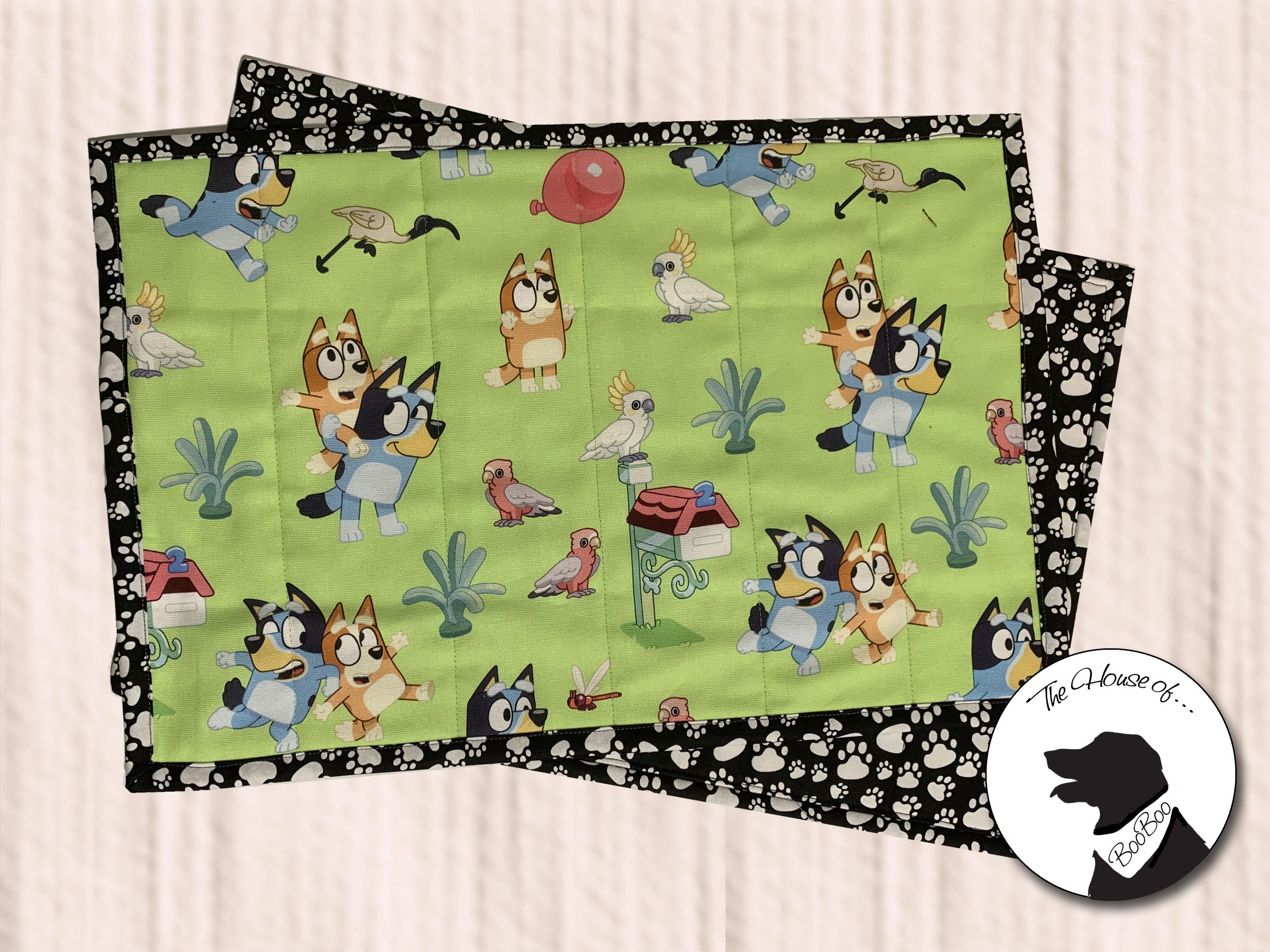 Bluey and Bingo Placemats Etsy