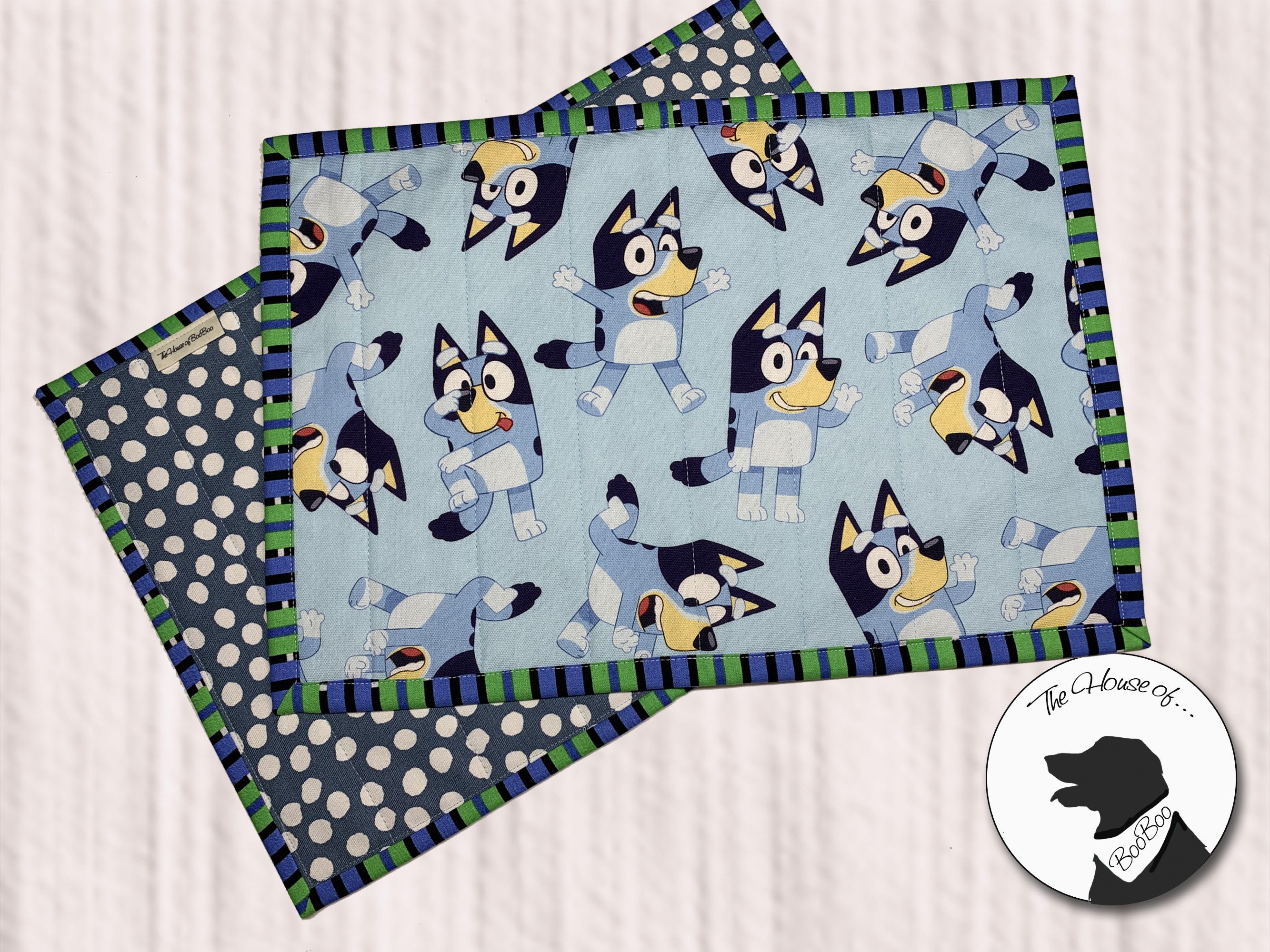 Bluey Placemats Bluey & Bingo Placemats Children's Etsy Australia