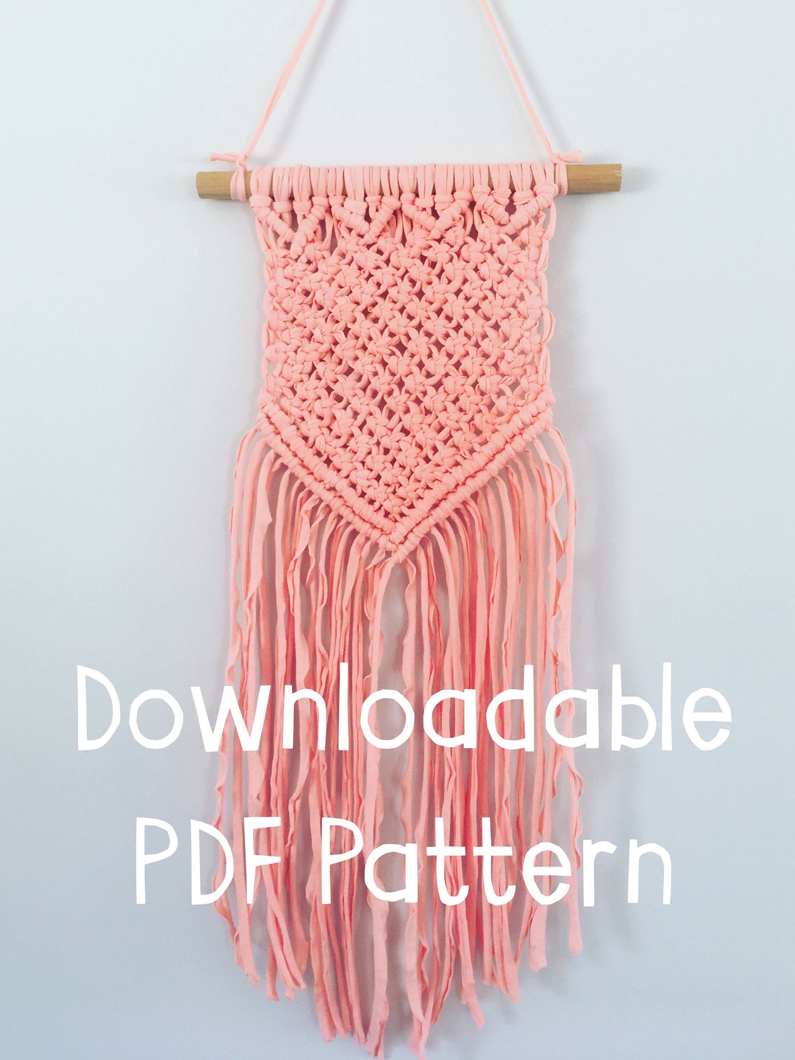 DIY Macrame Wall Hanging Pattern Pdf Download / Beginner Etsy