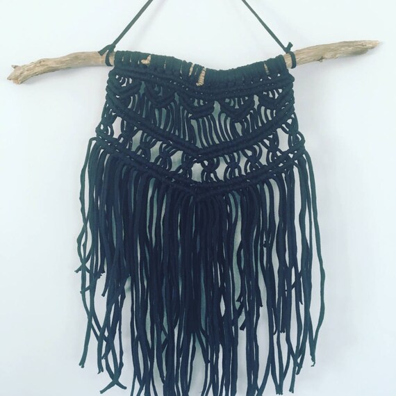 Handmade Macrame Wall Hanging Decor Trap Art T Shirt Etsy