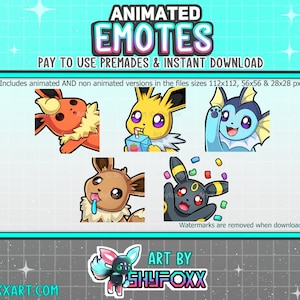 Poki Emotes IEeveelutionsI Sit Emote Twitch Emotes -  Portugal