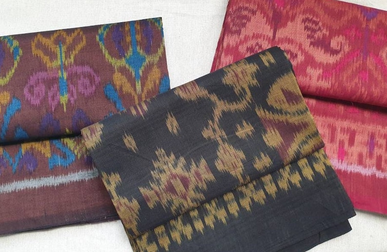 Sarong Batik Pattern Pareo, Muslin, Cotton Wrap. Traditional Indonesian ...