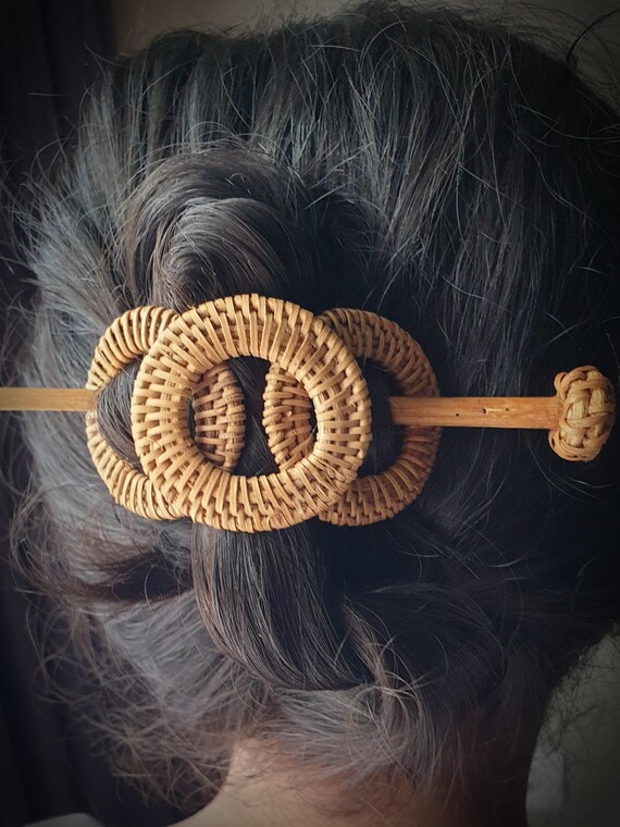 Buy Natural Hair Bars, Organic Hair Pin, Hair Clips, Set of 