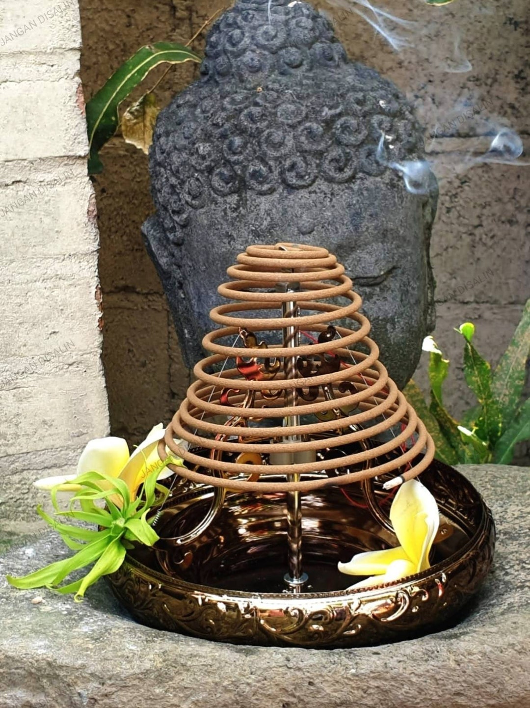 Set Incense Coils and Incense Coils Holder Natural Incense Etsy