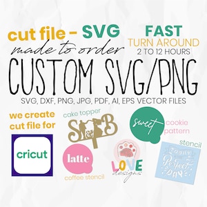 Custom SVG / PNG Custom SVG Files for Cricut Cut File - Etsy