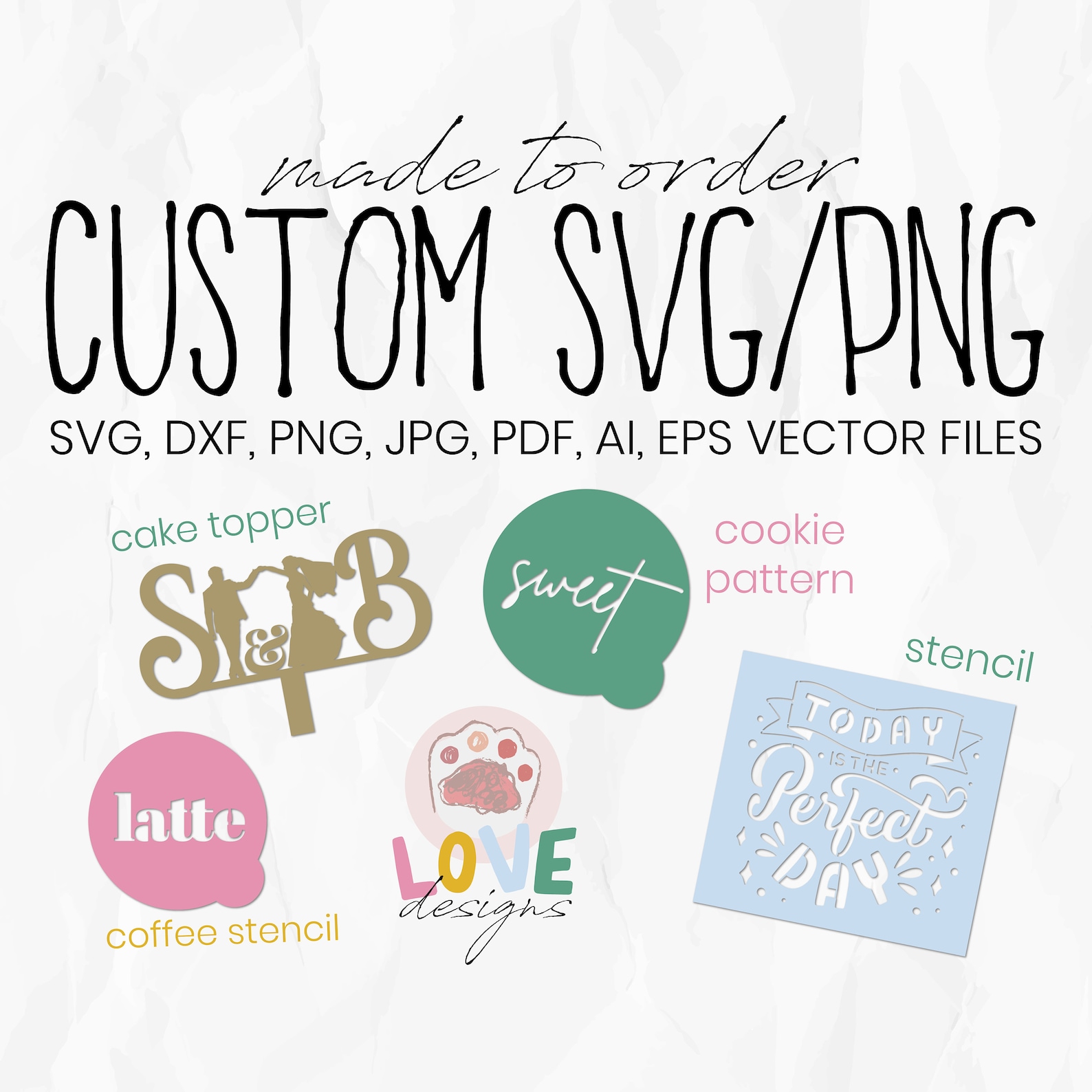 Custom SVG / PNG Custom SVG Files for Cricut Cameo - Etsy