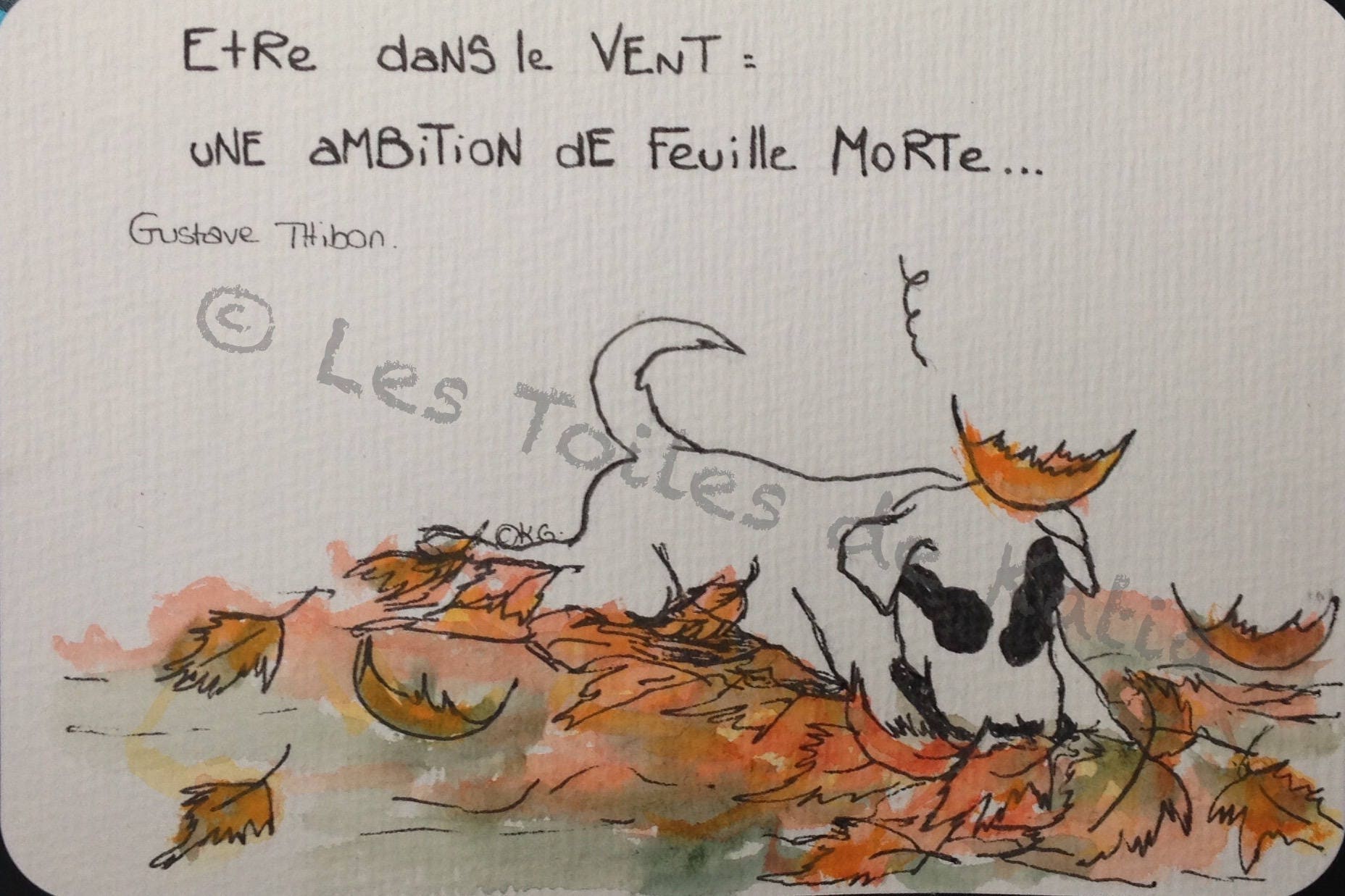 être Dans Le Vent Est Une Ambition De Feuille Morte