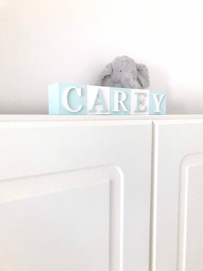 pastel wooden baby blocks