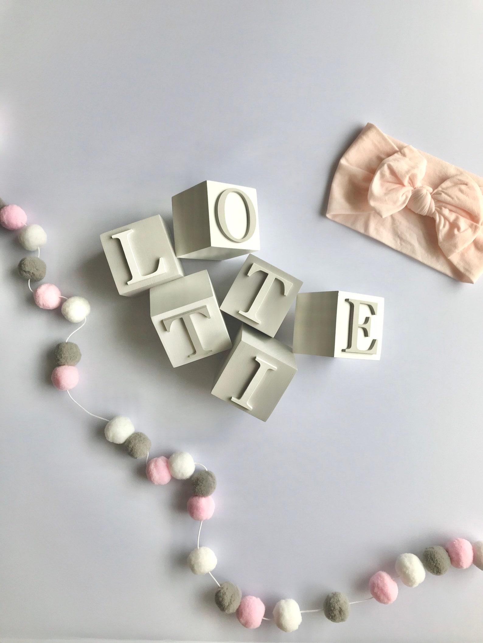 Custom Baby Name Baby Blocks Baby Name Blocks Baby Shower Etsy UK