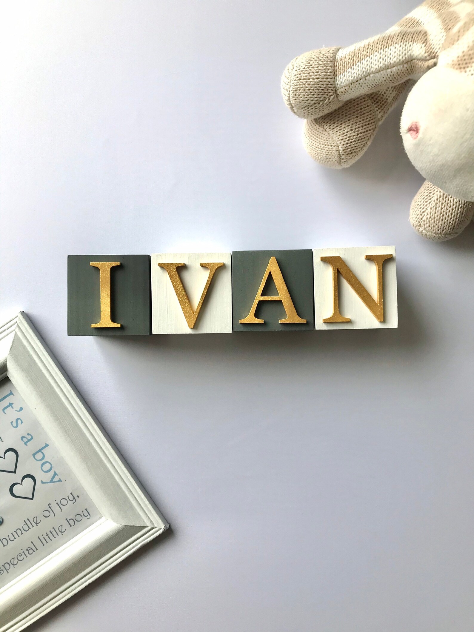 Custom Baby Name Baby Blocks Baby Name Blocks Baby Shower Etsy UK