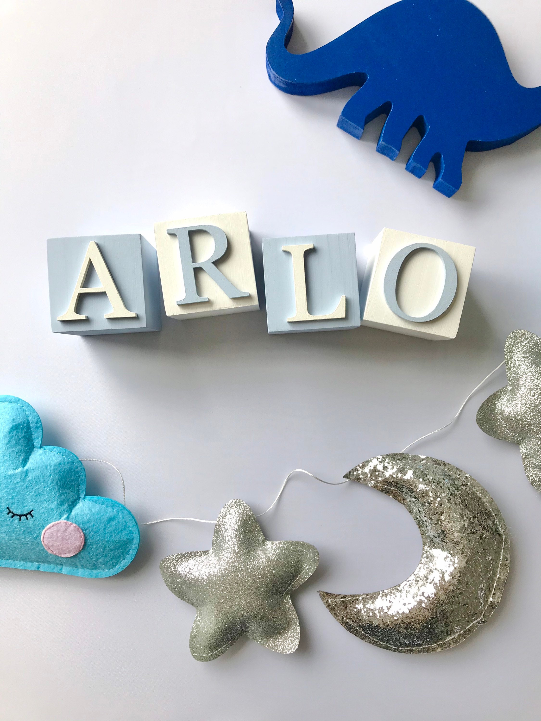 Custom Baby Name Baby Blocks Baby Name Blocks Baby Shower Etsy UK