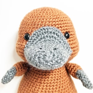PATTERN: Phil Youngplatypus Amigurumi, platypus, platypus amigurumi. platypus toy