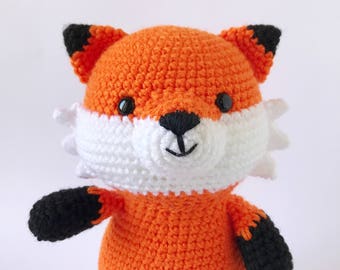 PATTERN: Flynn The Friendly Fox, amigurumi pattern, fox amigurumi, fox amigurumi pattern, fox pattern