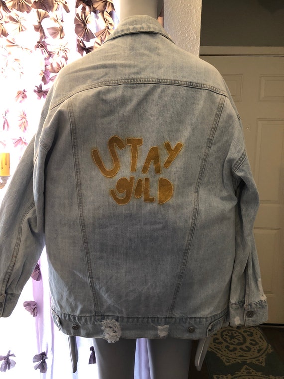 Stay Gold denim jacket