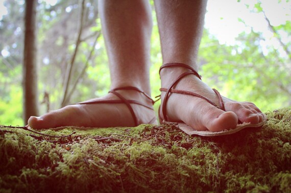 leather barefoot running shoes