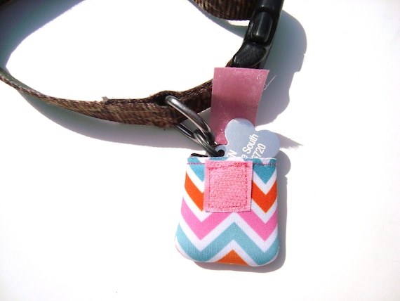 dog tag holder pouch
