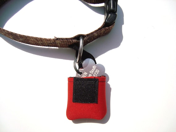 dog tag holder pouch