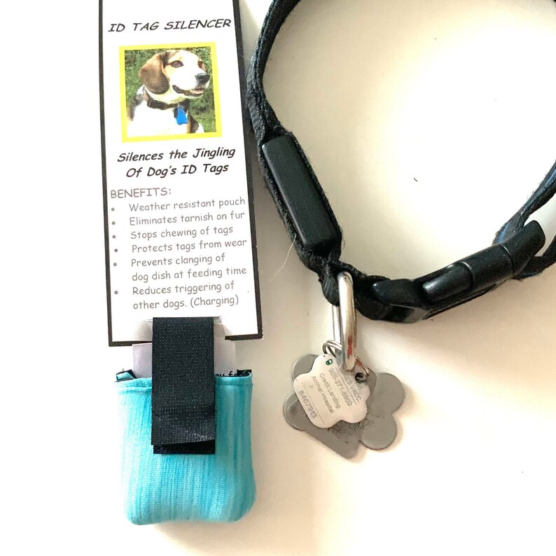Dog Tag Silencer Dog Tag Pouch Dog Tag Holder Dog ID Tag Etsy