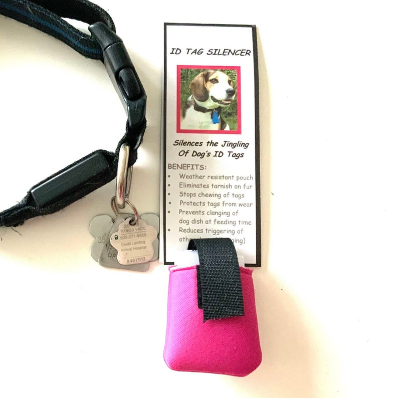 Dog Tag Silencer Dog Tag Pouch Dog Tag Holder Dog ID Tag Etsy