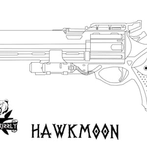 Destiny Hawkmoon hand cannon Blueprint