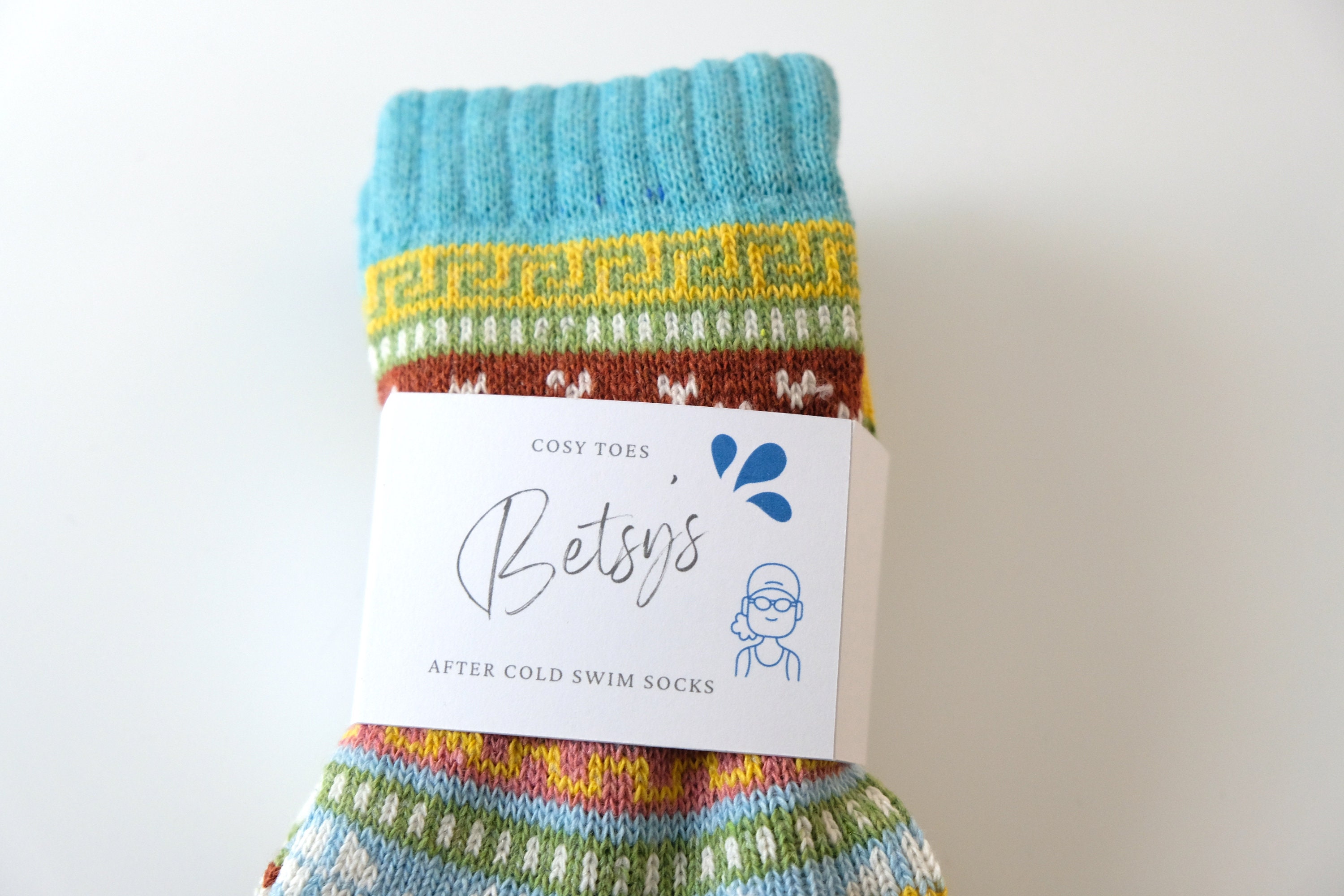 Personalised Wild Outdoor Swim Socks Gift